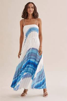 Country Road Print Pleat Dress