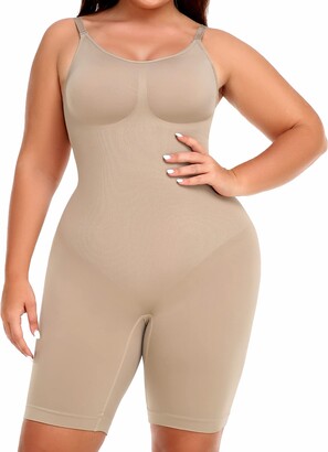 fortix Full Body Shapewear Bodysuit for Women Tummy Control Body Shaper  Thigh Slimmer Shorts Seamless Sculpting Underwear - ShopStyle