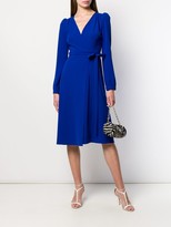 Thumbnail for your product : P.A.R.O.S.H. Fitted Wrap Dress