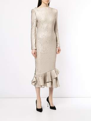Rachel Gilbert Addie sequin fitted dress