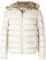 Thumbnail for your product : Ten C Faux-Fur Hood Padded Jacket