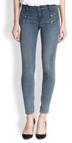 Thumbnail for your product : J Brand Cass Mid-Rise Skinny Moto Jeans
