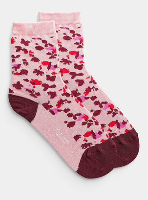 Paul Smith Abstract rose garden sock