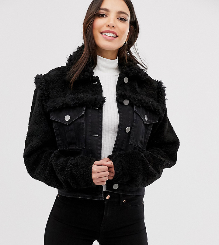 tall womens jean jacket