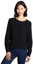 Thumbnail for your product : BCBGMAXAZRIA black  ribbed knit dolman sleeve 'Camille' cropped sweater