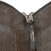 Thumbnail for your product : Jimmy Choo RAVEN/S Light Mocha Gloss Elaphe Shoulder Bag