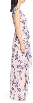 Thumbnail for your product : Eliza J Floral Chiffon High/Low Maxi Dress