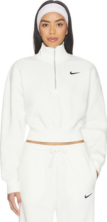 Nike 1/2 Zip Cropped Sweatshirt