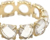 Thumbnail for your product : BONDEYE JEWELRY 14kt Yellow Gold Rock Crystal Eternity Band Ring