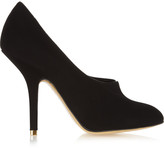 Thumbnail for your product : Stella McCartney Faux suede high-cut pumps