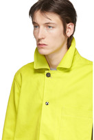 Thumbnail for your product : Acne Studios Yellow Twill Three-Pocket Chore Jacket