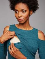 Thumbnail for your product : A Pea in the Pod Rib Knit Cold Shoulder Nursing Top