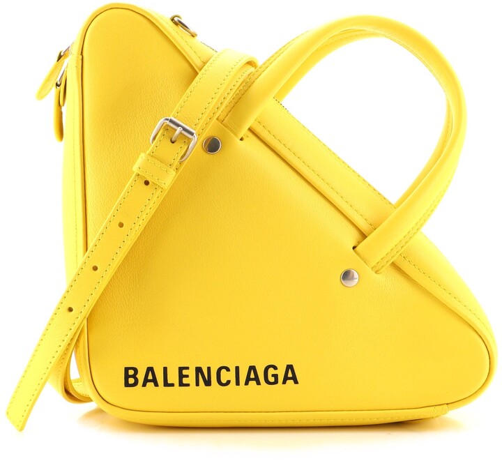 Balenciaga Triangle Duffle Bag Leather XS - ShopStyle