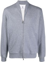 Thumbnail for your product : Brunello Cucinelli Zip-Up Bomber Jacket