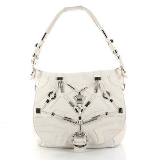 Gucci White Leather Handbag