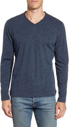 Robert Barakett Farlow Regular Fit V-Neck Long Sleeve T-Shirt