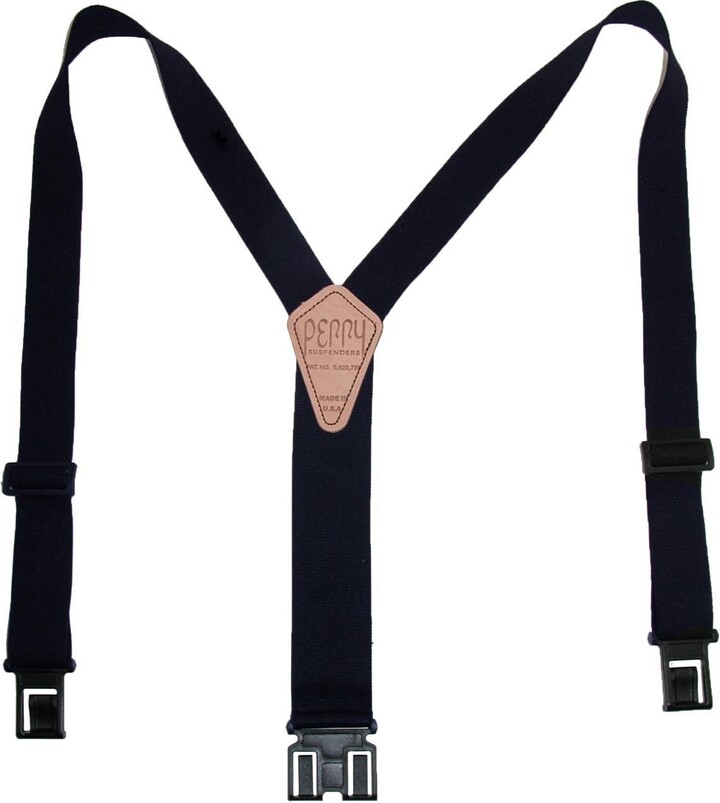 Perry Suspenders Perry Braces Men's Tall Elastic Hook End Braces