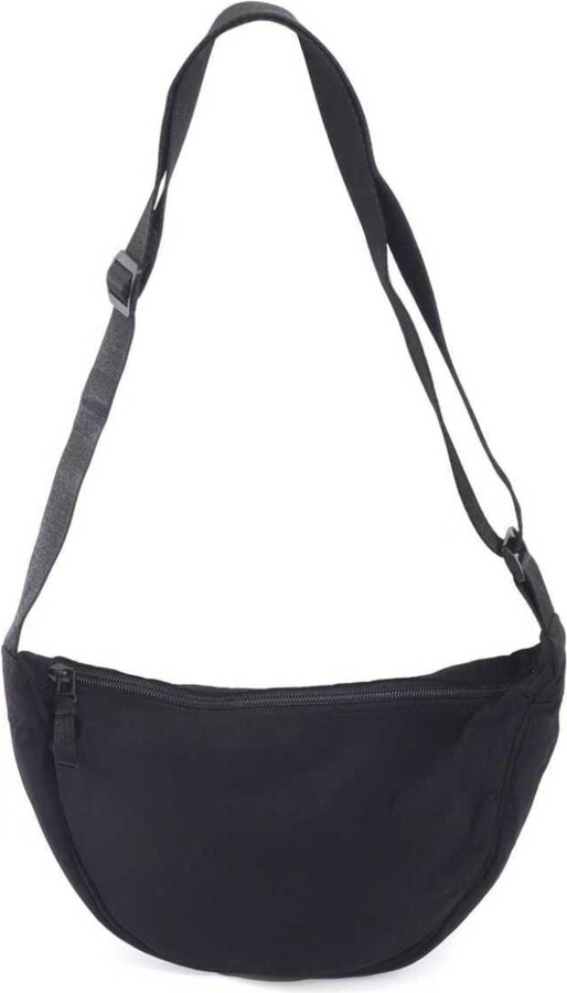ADORNIA Black Sporty Adjustable Moon Bag