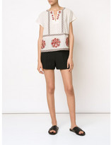 Thumbnail for your product : Suno embroidered short sleeve top