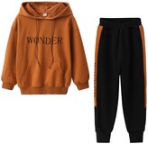 Thumbnail for your product : LPATTERN Girls Tracksuit Kids Tracksuit Girls Girls Track Suit Kids Jogging Suits Girls Hooded Sweatshirt and Bottoms for Spring Autumn