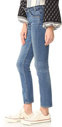 Levi's 505 C Cropped Slim Straight Jeans