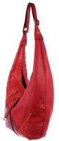 Thumbnail for your product : Halston Embossed Leather Hobo