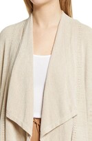 Thumbnail for your product : Barefoot Dreams Shawl Collar Pointelle Cardigan
