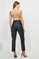 Thumbnail for your product : Karen Millen Tailored Denim High Waist Slim Leg Trousers