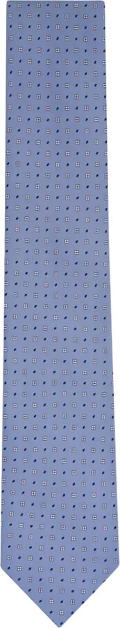 Canali Spring Patterned Silk Tie