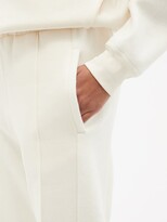 Thumbnail for your product : Vaara Vicky Side-stripe Cotton-blend Track Pants - White