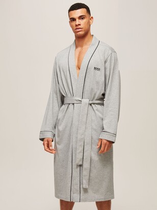 HUGO BOSS Cotton Jersey Kimono Robe - ShopStyle