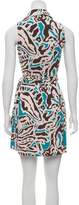 Thumbnail for your product : Diane von Furstenberg Sleeveless Printed Wrap Dress