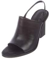 Thumbnail for your product : Alexander Wang Leather Slingback Booties