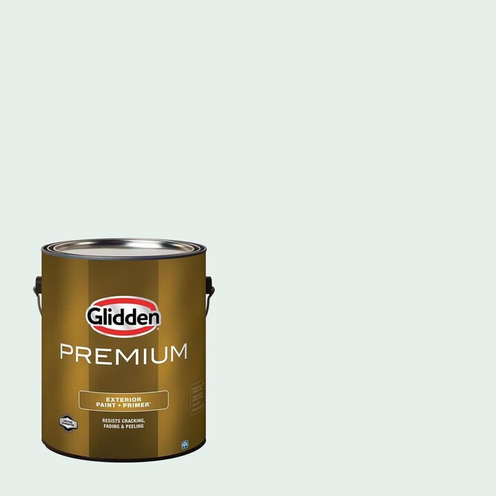 Glidden Premium 1 gal. PPG1137-2 Northern Lights Satin Exterior Latex Paint