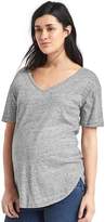 Thumbnail for your product : Maternity V-neck vintage wash tee