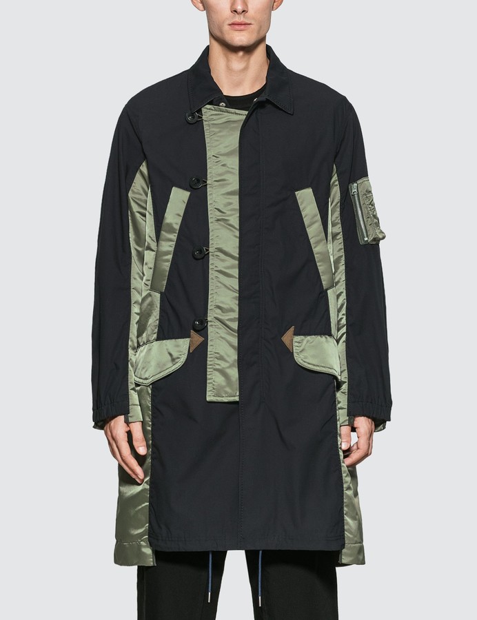 Sacai Military Coat ShopStyle