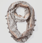 Thumbnail for your product : LOFT Tasseled Leopard Print Infinity Scarf