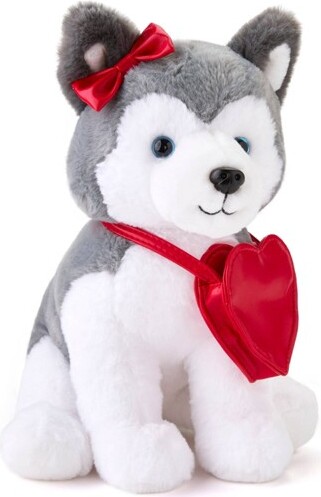 FAO Schwarz FAOSchwarz12"SparklersPlushHuskywithPurse