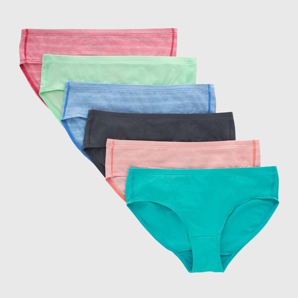 Hanes Women's 4pk Microfiber Underwear - Colors May Vary Xl : Target