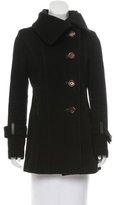Thumbnail for your product : Mackage Leather-Trimmed Wool Coat