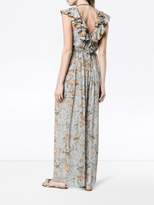 Thumbnail for your product : Zimmermann Silk Painted Heart Cascade Jumpsuit