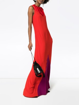 Givenchy Contrast panel maxi dress