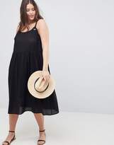 Thumbnail for your product : ASOS Curve Design Curve Chuck On Knot Tie Smock Midi Sundress