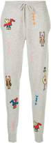 Thumbnail for your product : Parker Chinti & intarsia pattern jogging bottoms