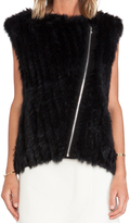 Thumbnail for your product : Marc by Marc Jacobs Abbey Rabbit Fur Vest