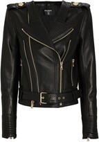 Thumbnail for your product : Balmain Leather Moto Jacket