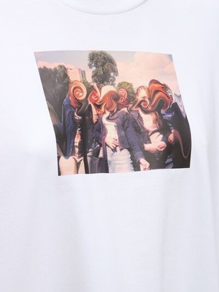Burberry Photo Print Cotton Jersey T-Shirt