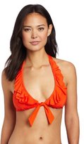 Thumbnail for your product : Kenneth Cole Reaction Women's Ruffle Banded Halter Top