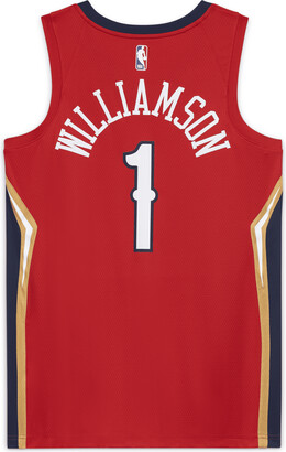 Jordan Men's New Orleans Pelicans Statement Swingman Shorts - Red
