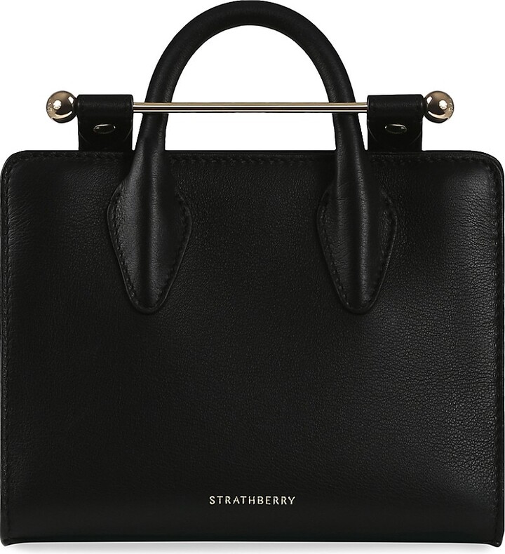 Strathberry Midi Tricolor Leather Tote Bag - ShopStyle
